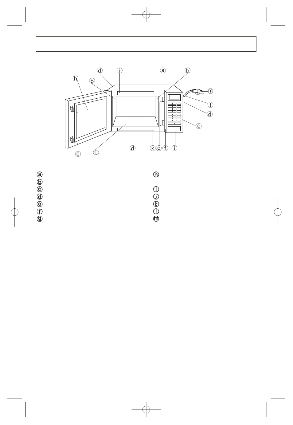 Oven components diagram | Panasonic Inverter NN-SF550M User Manual | Page 11 / 32