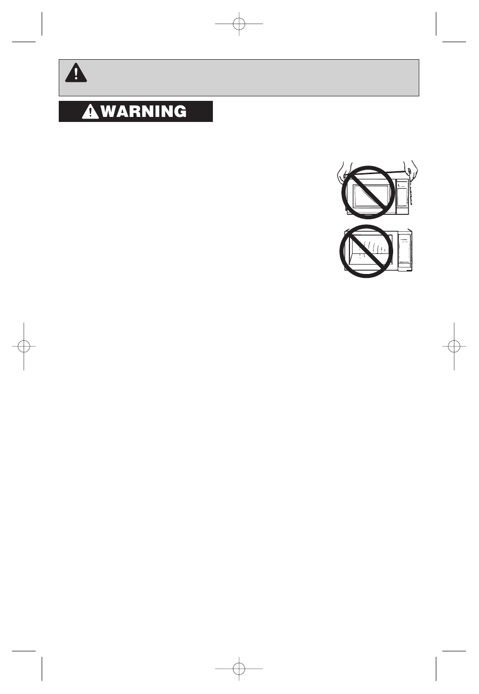 Important safety instructions, Save these instructions, Warning | Panasonic Inverter NN-SF550M User Manual | Page 5 / 32