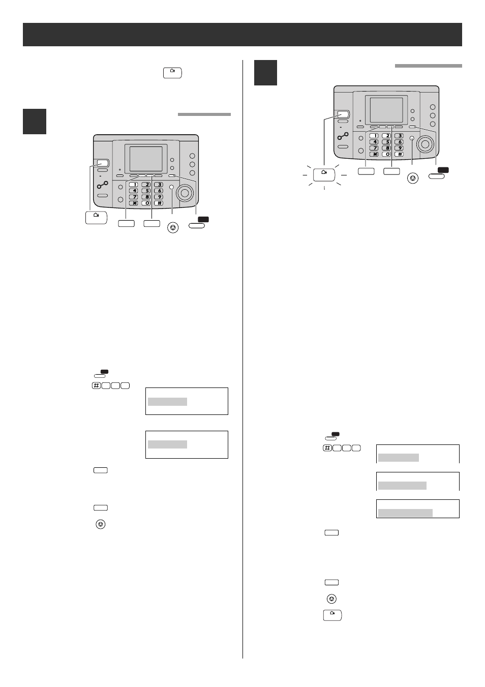 Setting the answer mode, Manual answer mode, Auto answer mode | Panasonic KX-PW76CL User Manual | Page 14 / 28