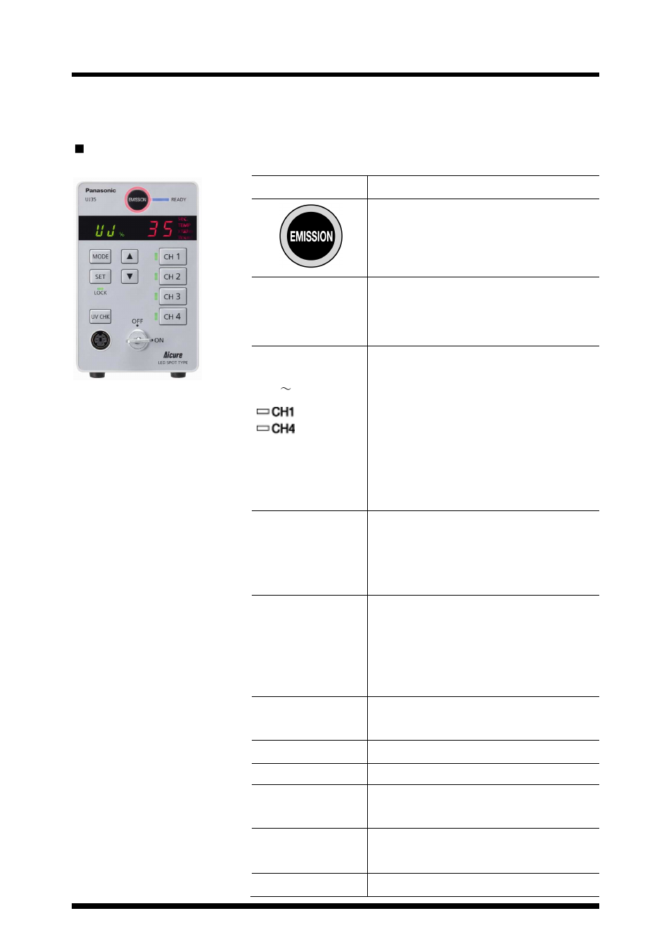 6 operation modes | Panasonic 35 User Manual | Page 23 / 69