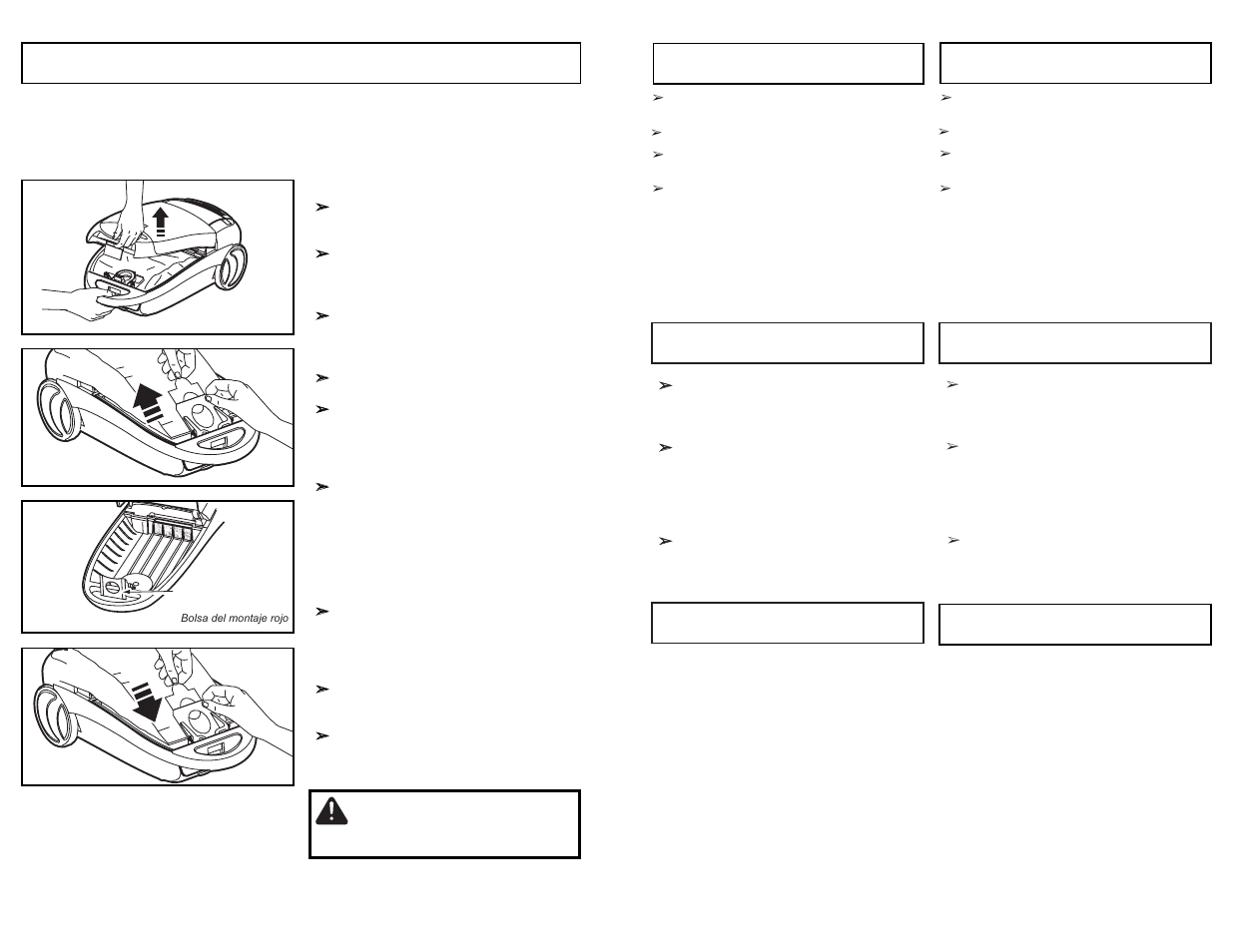 Caution, Changing dust bag | Panasonic MC-CG902 User Manual | Page 25 / 56