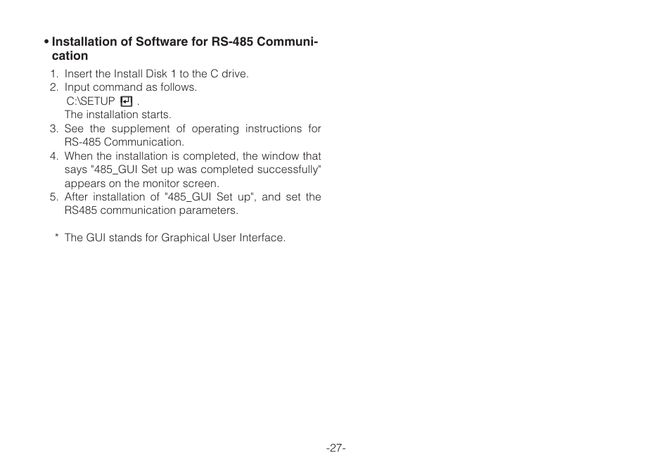 Panasonic WV-CLR920A User Manual | Page 27 / 50