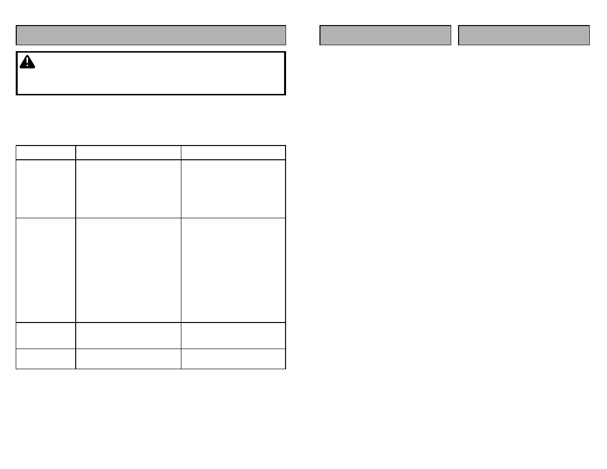 Antes de pedir servicio, Advertencia | Panasonic MC-V5737 User Manual | Page 40 / 48