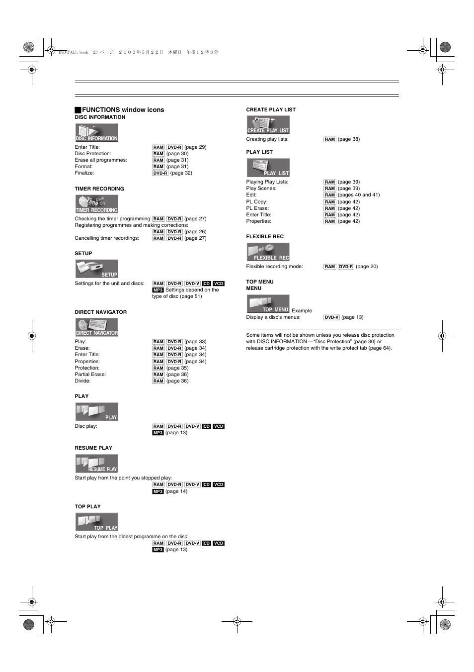 Panasonic DMR-E51 User Manual | Page 23 / 70