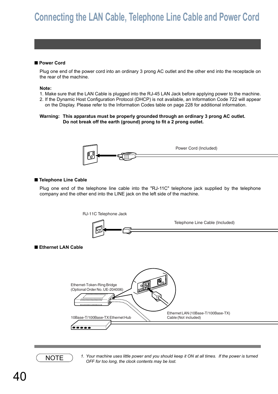 Panasonic DX-800 User Manual | Page 40 / 256