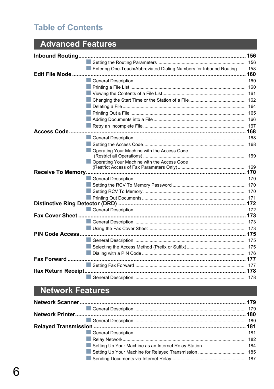 Panasonic DX-800 User Manual | Page 6 / 256