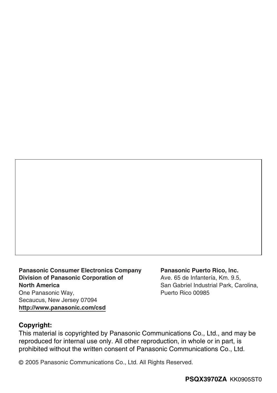 Panasonic KX-TDA100 User Manual | Page 40 / 40