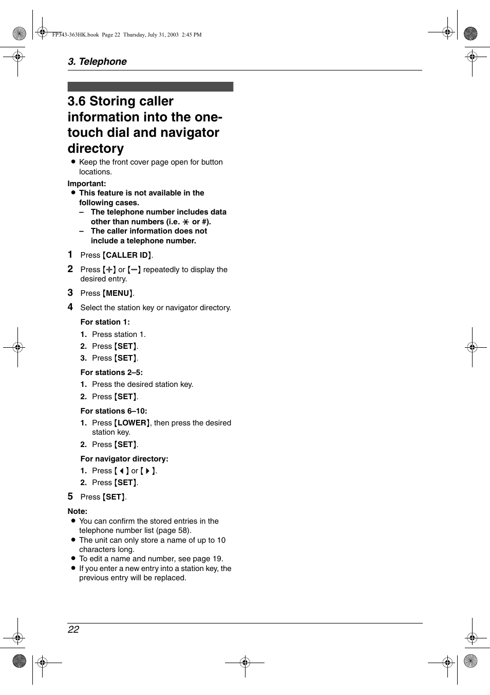 Panasonic KX-FP343HK User Manual | Page 24 / 66