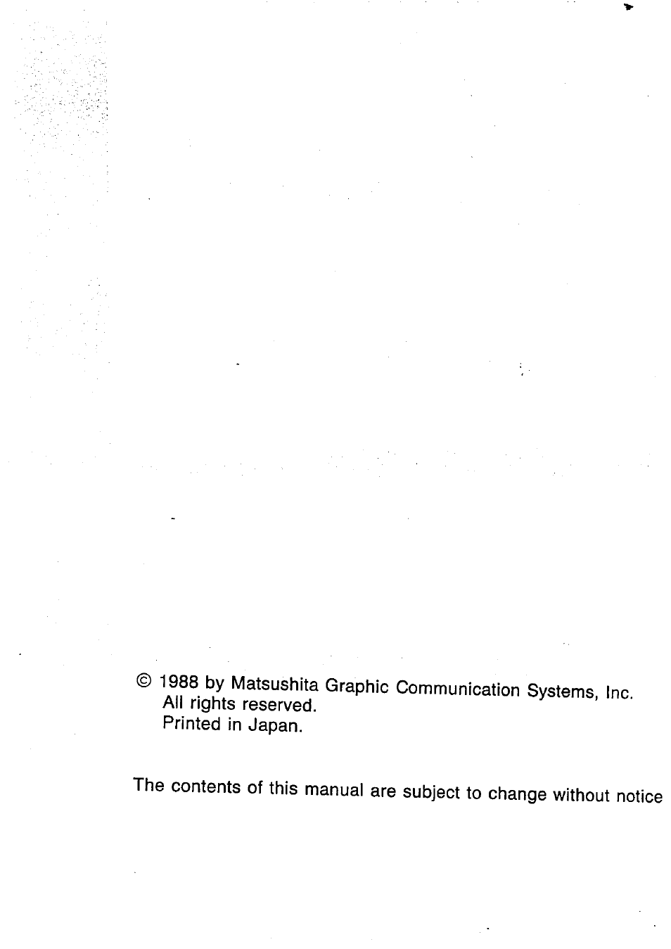 Panasonic UF-250 User Manual | Page 2 / 82