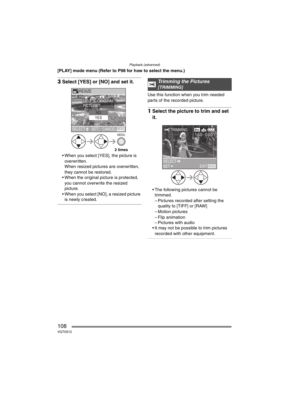 Panasonic DMC-FZ30GN User Manual | Page 108 / 136