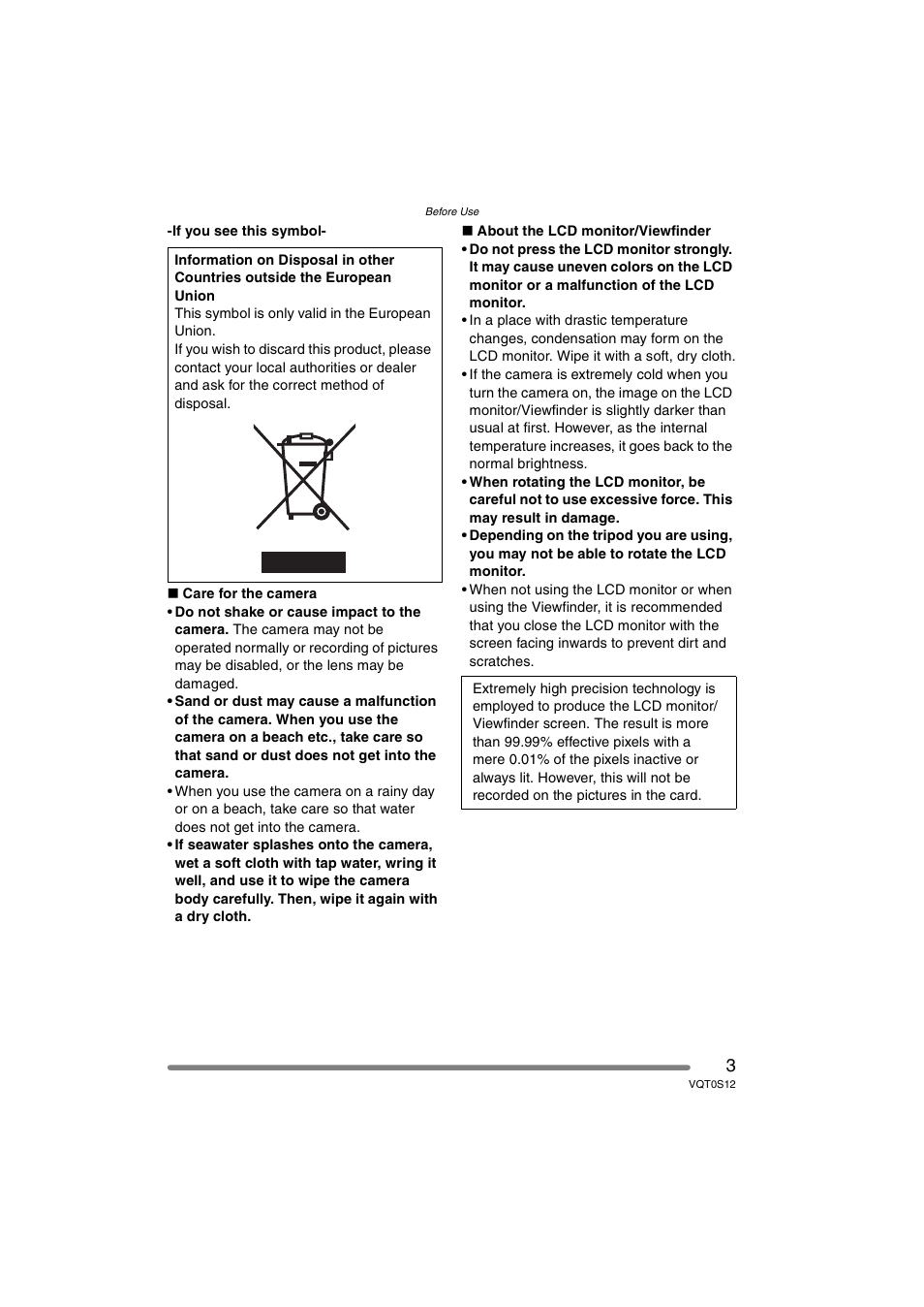 Panasonic DMC-FZ30GN User Manual | Page 3 / 136