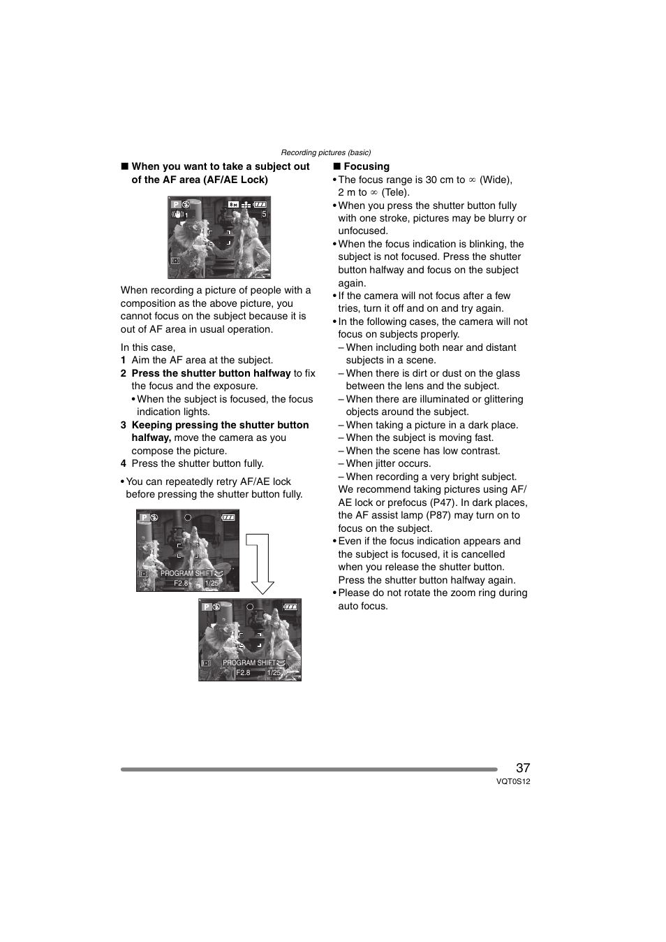 Panasonic DMC-FZ30GN User Manual | Page 37 / 136