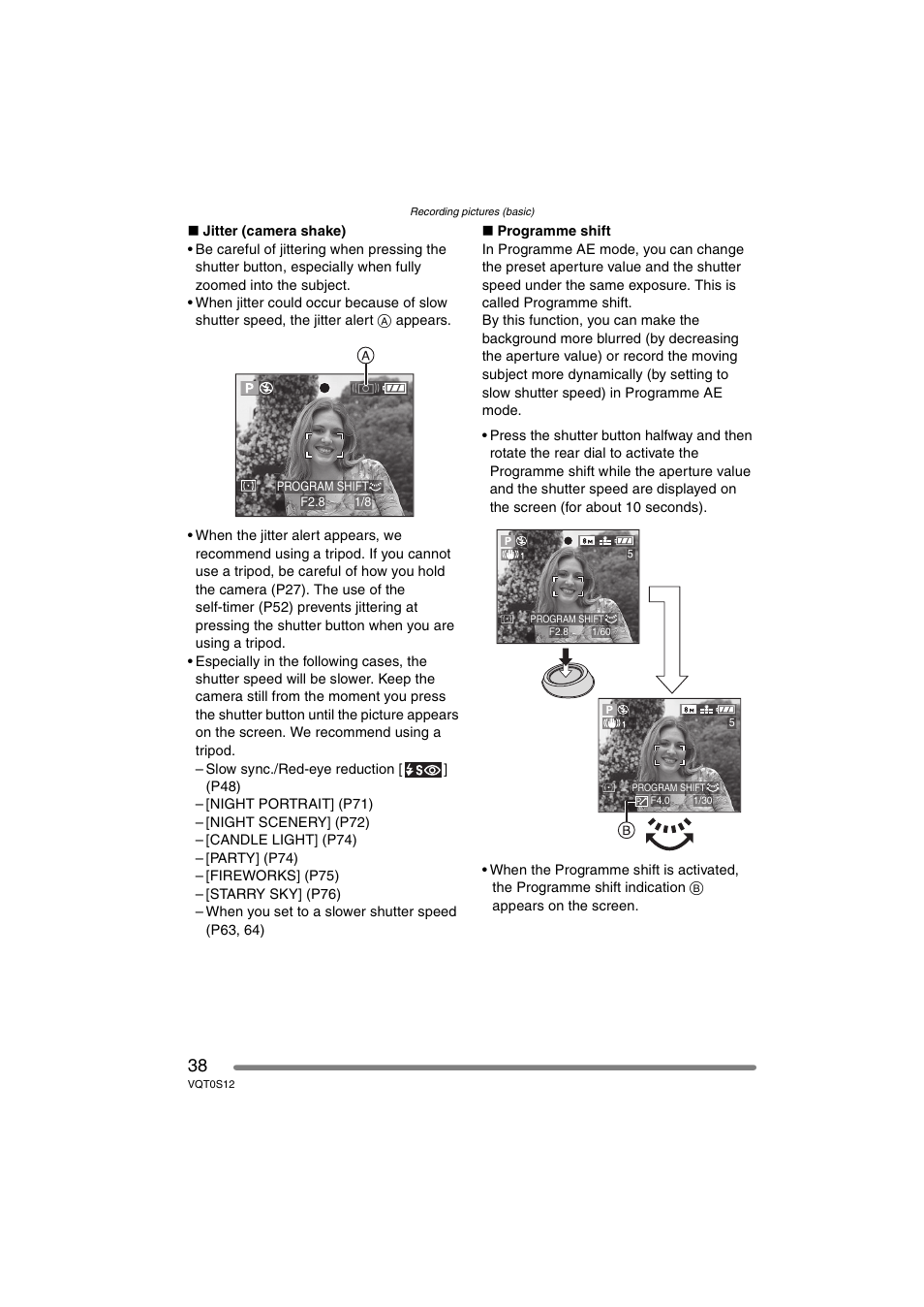 Panasonic DMC-FZ30GN User Manual | Page 38 / 136