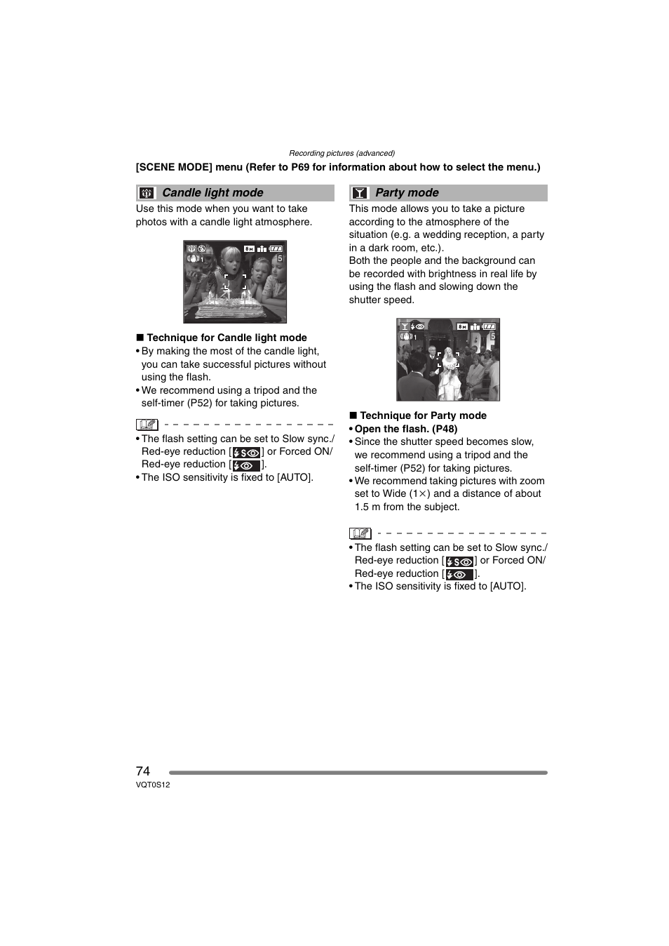 Panasonic DMC-FZ30GN User Manual | Page 74 / 136