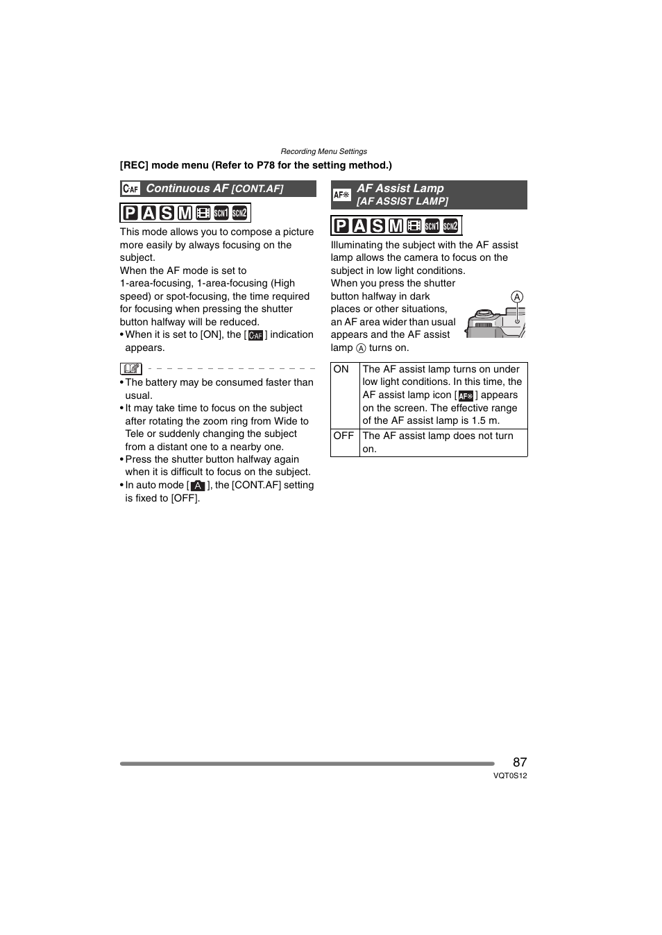 Panasonic DMC-FZ30GN User Manual | Page 87 / 136