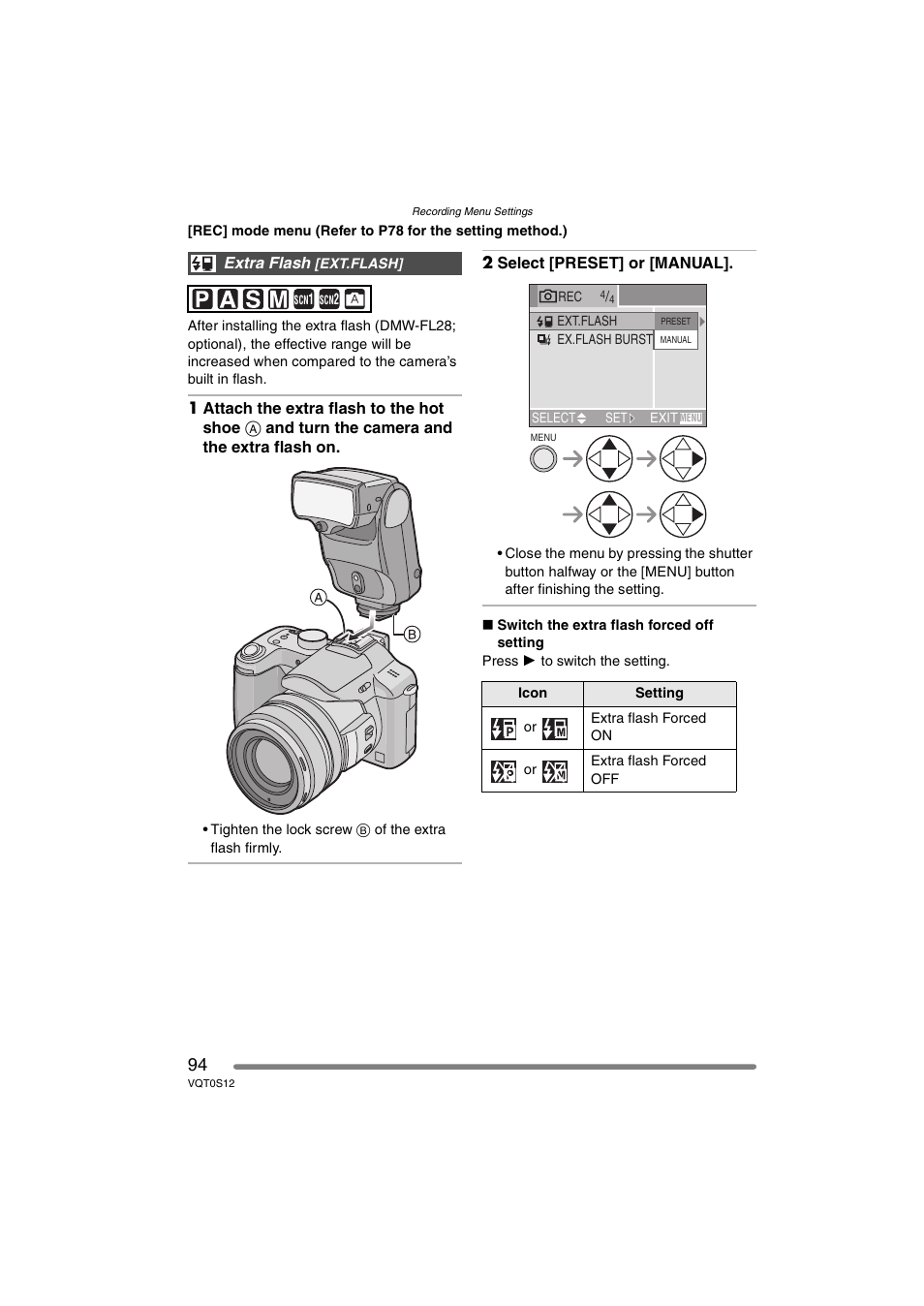Panasonic DMC-FZ30GN User Manual | Page 94 / 136