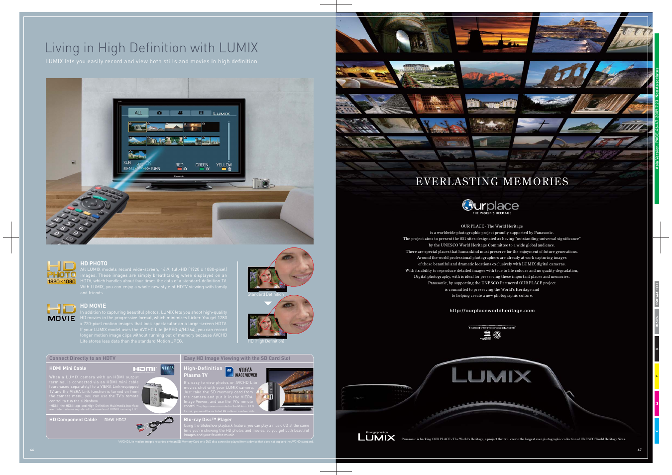 Hd photo, Hd movie, Lumix | Living in high definition with lumix, Qurplace, Movie | Panasonic DMC-LS85 User Manual | Page 24 / 24