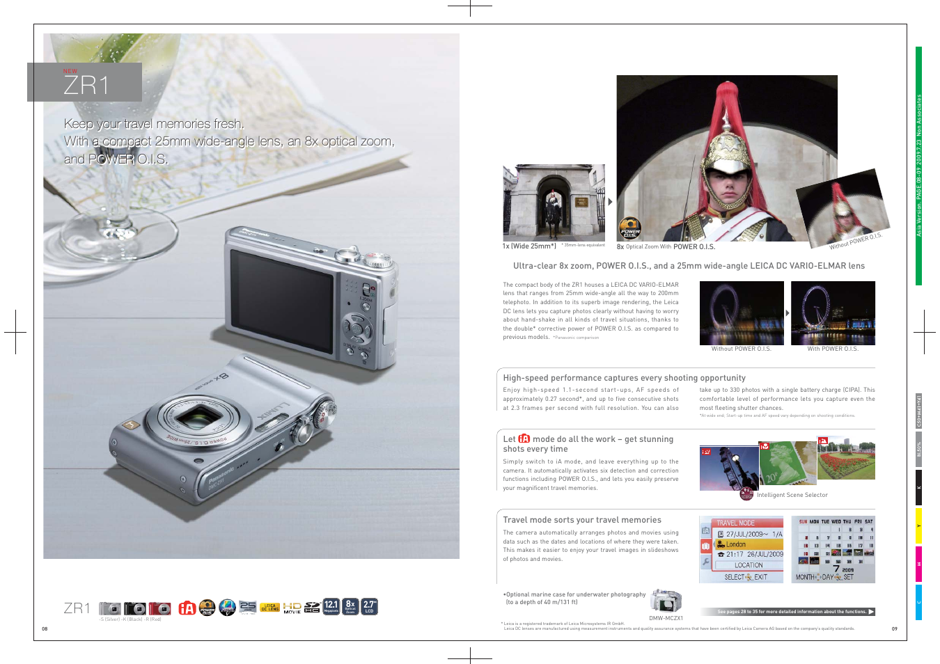 Travel mode sorts your travel memories, Csibie3 | Panasonic DMC-LS85 User Manual | Page 5 / 24
