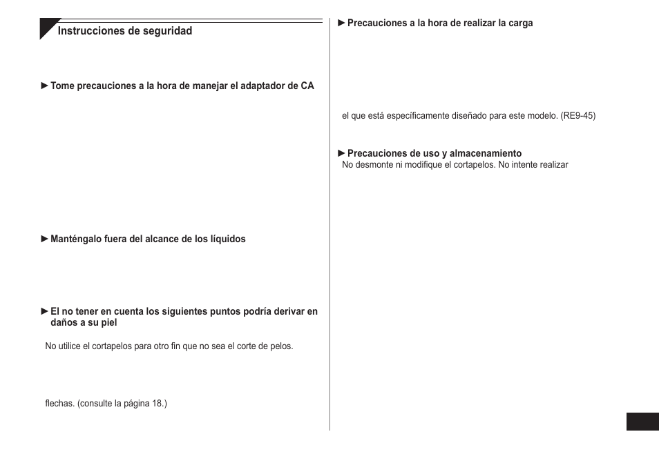 Panasonic ERCA35 User Manual | Page 15 / 20