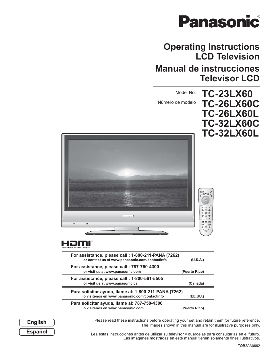 Panasonic TC-23LX60 User Manual | 67 pages