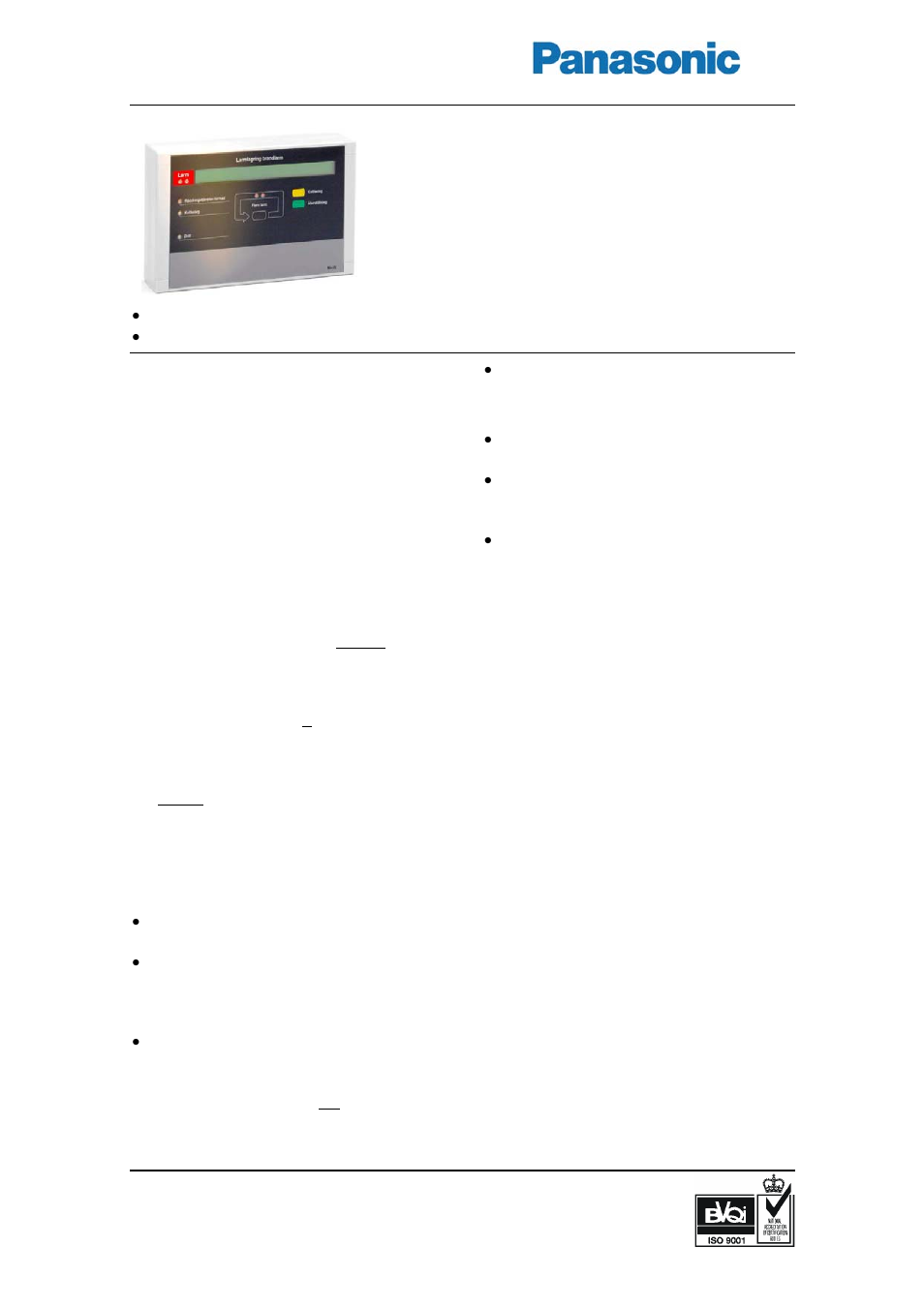 Panasonic 1735 User Manual | 2 pages