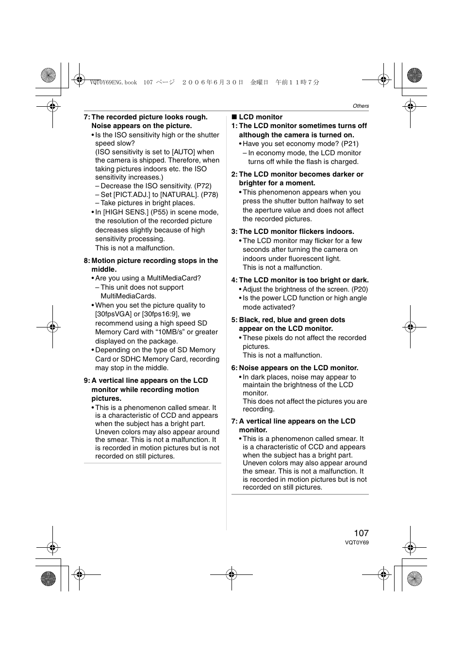 Panasonic DMC-FX07 User Manual | Page 107 / 128