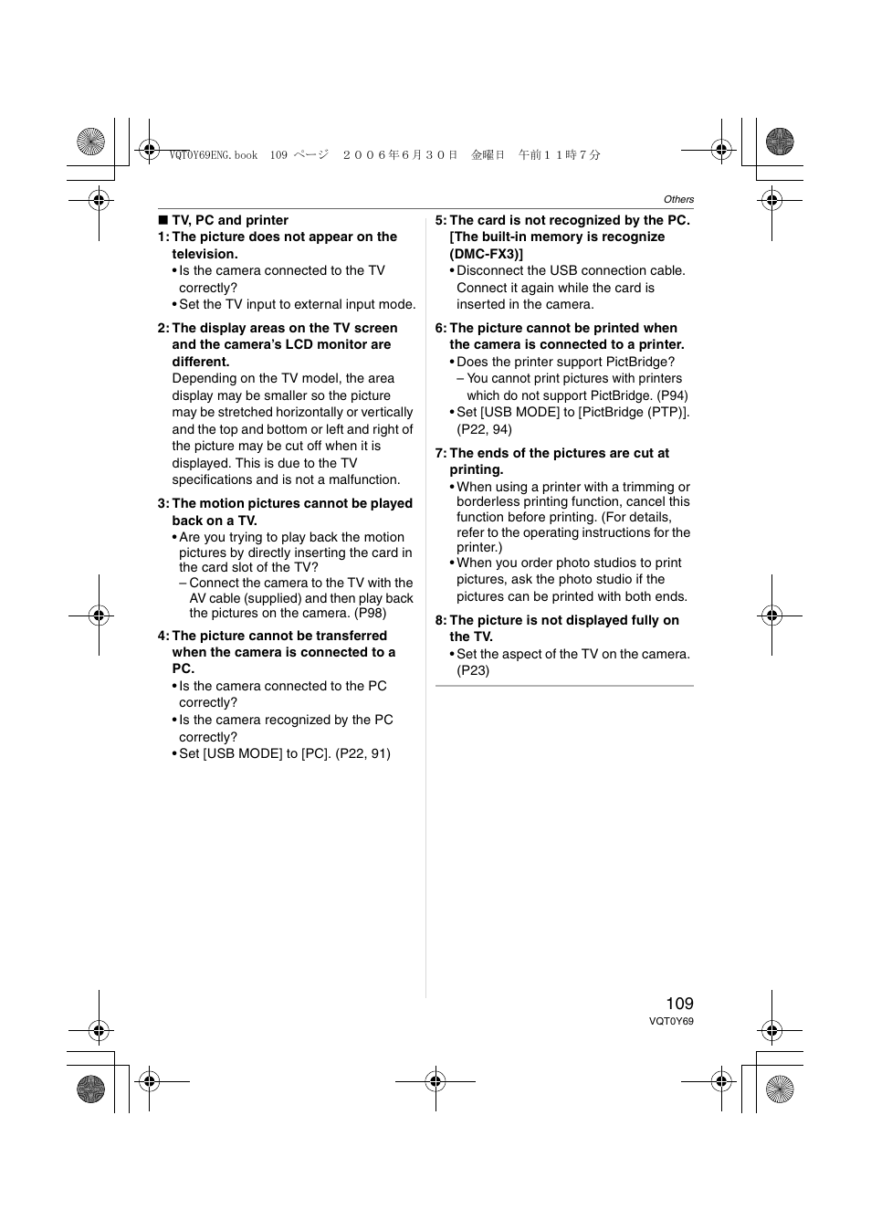Panasonic DMC-FX07 User Manual | Page 109 / 128