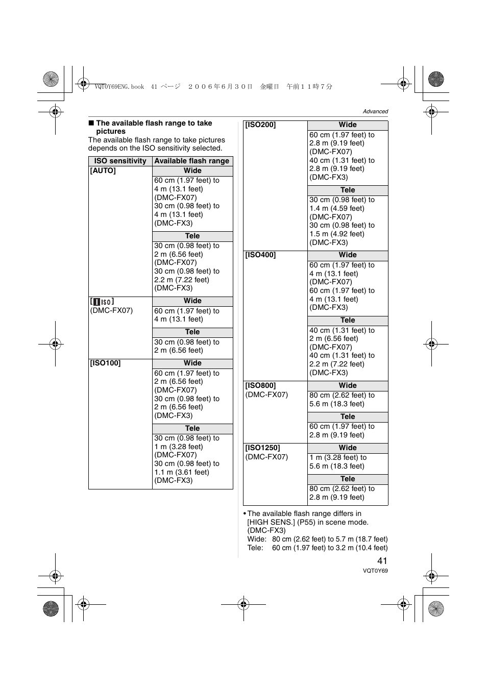Panasonic DMC-FX07 User Manual | Page 41 / 128