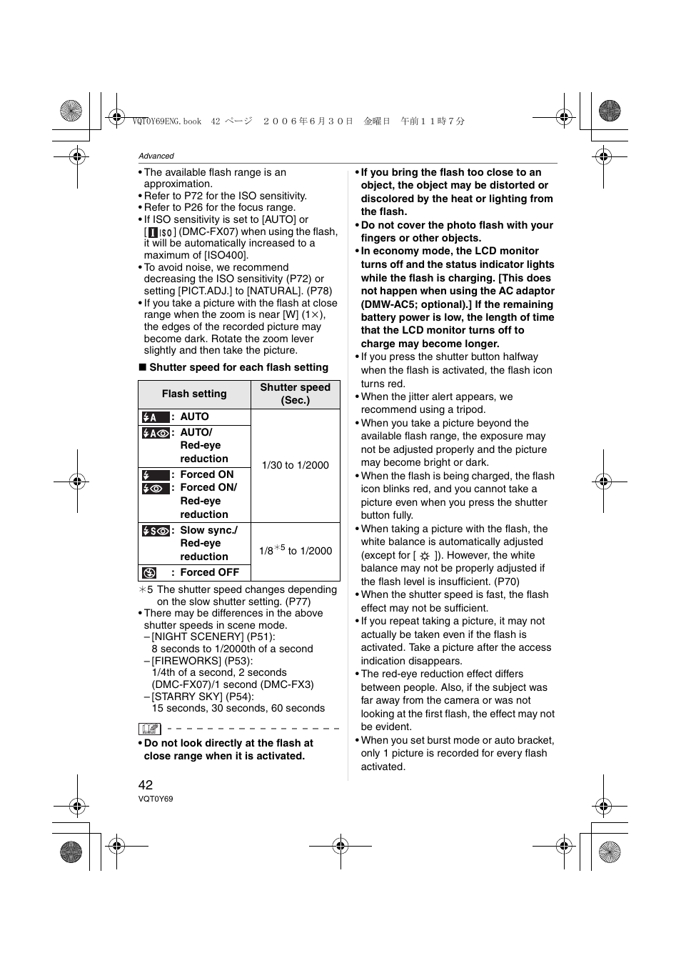 Panasonic DMC-FX07 User Manual | Page 42 / 128