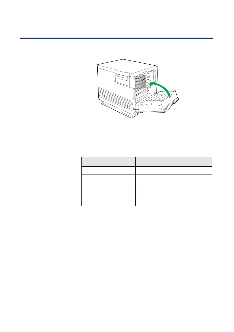 Loading media, Loading media” on, 33 printer setup | Panasonic KX-P8420 User Manual | Page 33 / 219