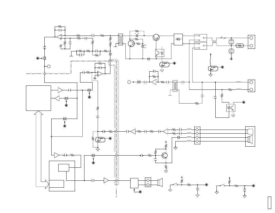 Analog unit block diagram | Panasonic KX-FT21RS User Manual | Page 129 / 166
