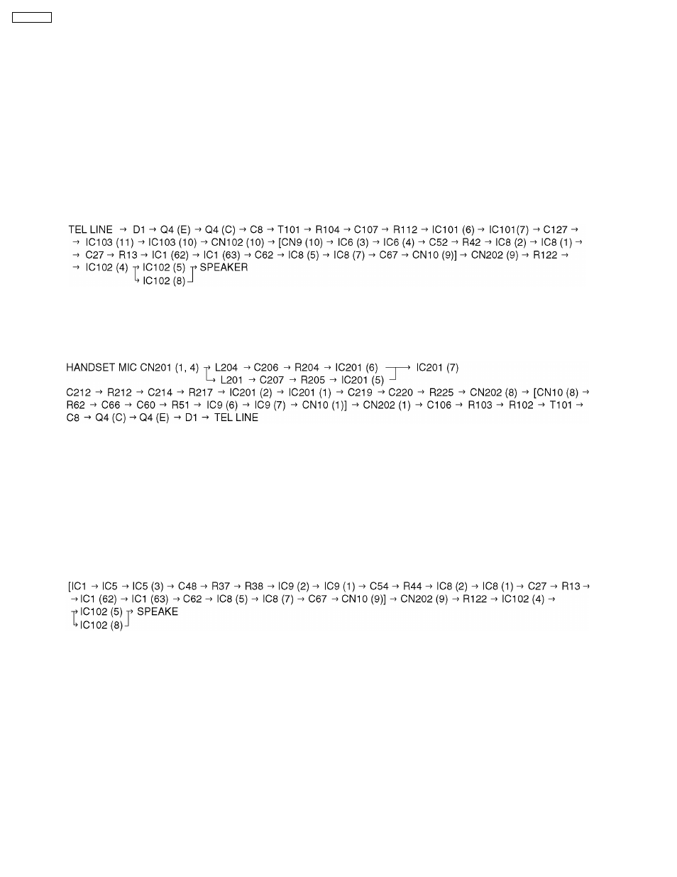 General, Monitor circuit, Handset circuit | Panasonic KX-FT21RS User Manual | Page 132 / 166