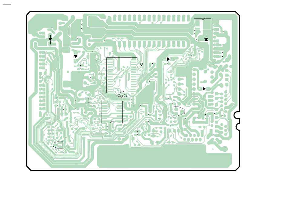 Pfup1183za, Printed circuit board (digital board): bottom view | Panasonic KX-FT21RS User Manual | Page 142 / 166
