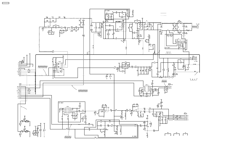 Schematic diagram (analog circuit) | Panasonic KX-FT21RS User Manual | Page 148 / 166