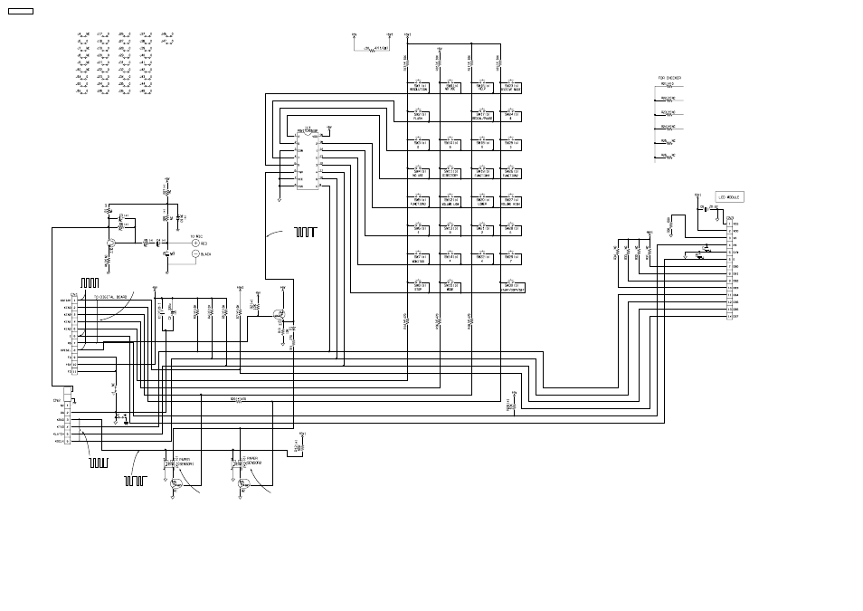 Schematic diagram (operation circuit) | Panasonic KX-FT21RS User Manual | Page 150 / 166
