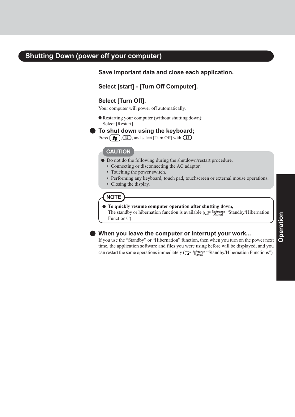 Panasonic CF-73 User Manual | Page 17 / 44