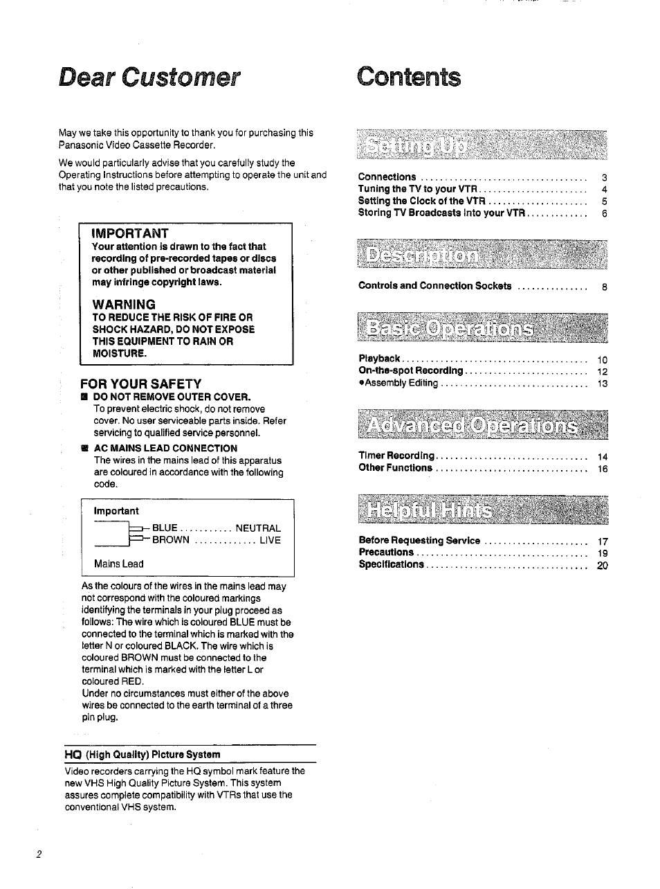 Panasonic NVSD200BA User Manual | Page 2 / 21