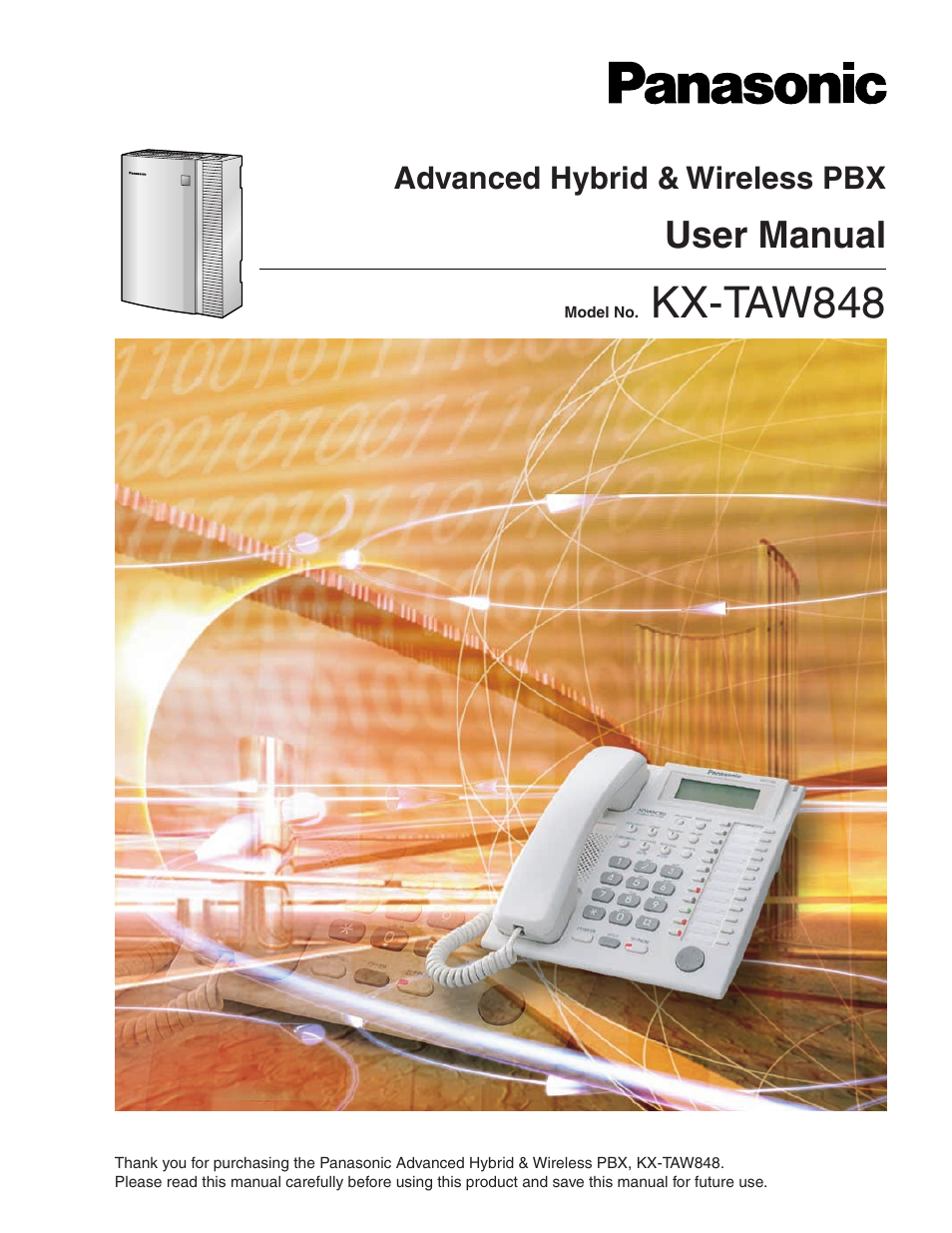 Panasonic KX-TAW848 User Manual | 144 pages