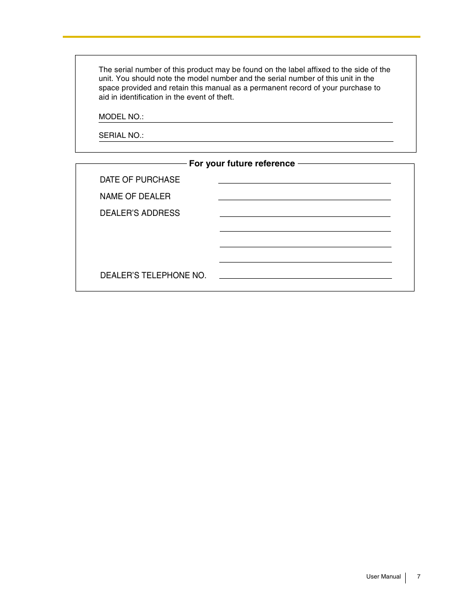 Panasonic KX-TAW848 User Manual | Page 7 / 144