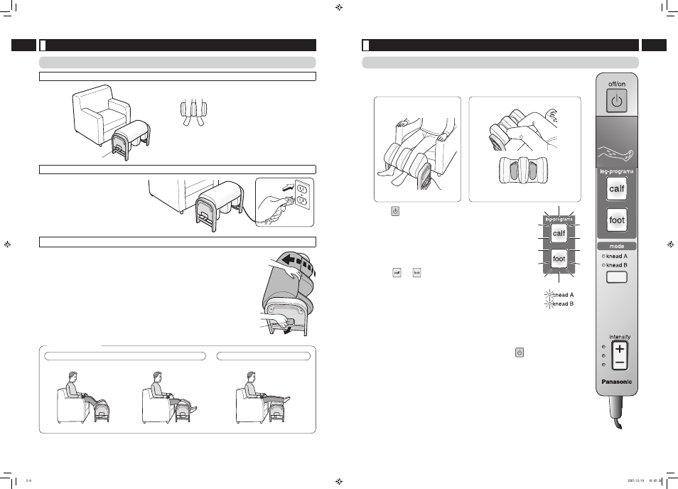 Before using the unit, Using the unit | Panasonic EP30102 User Manual | Page 6 / 12