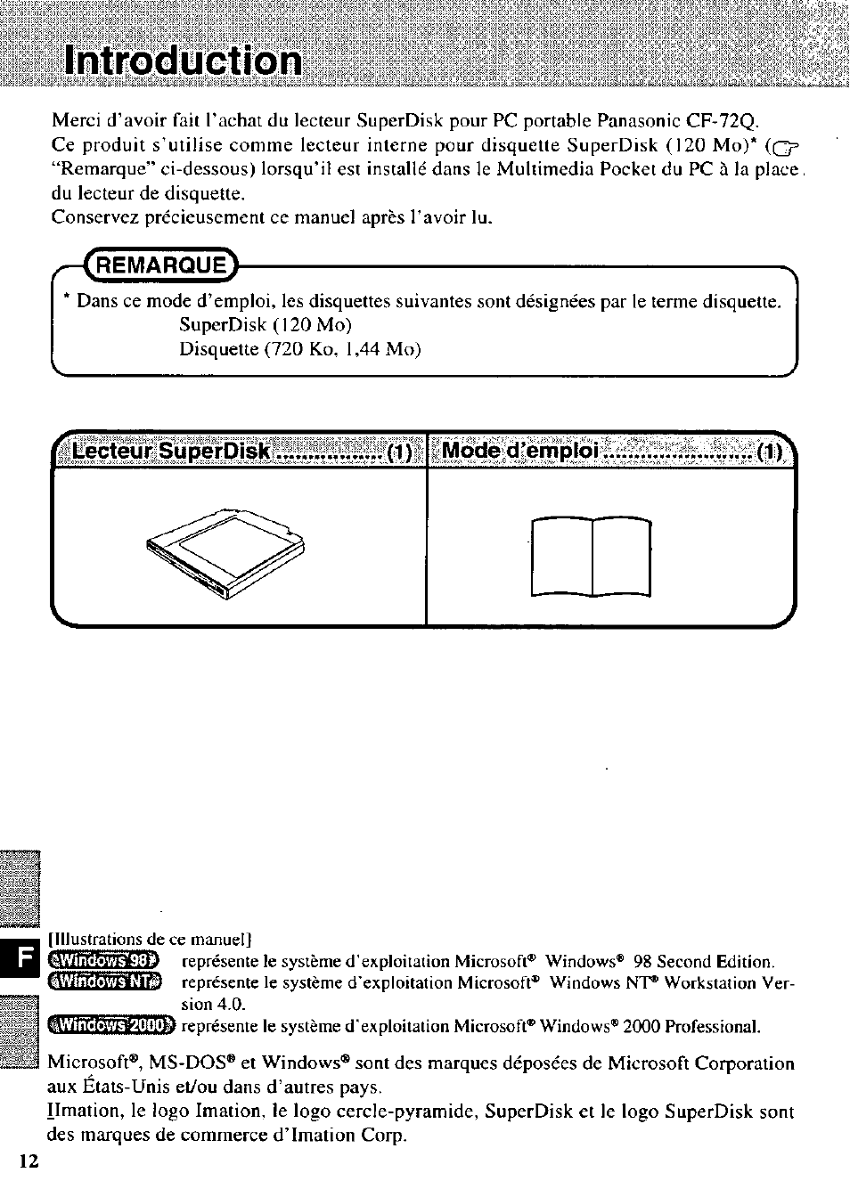 Panasonic CF-VFS721 User Manual | Page 12 / 16