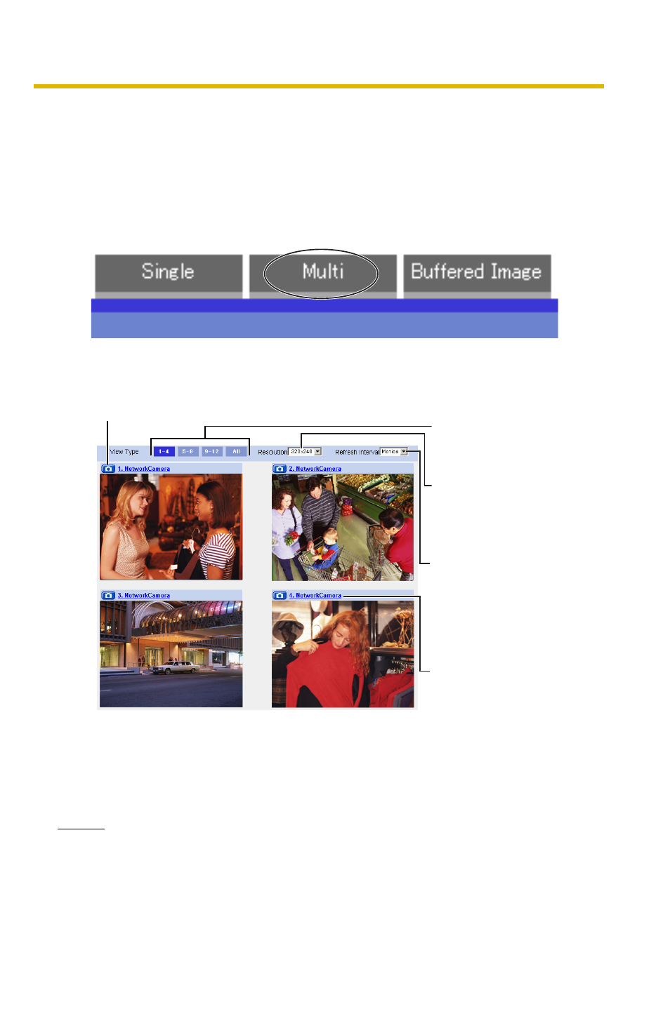 3 viewing multi-camera page | Panasonic BL-C10 User Manual | Page 21 / 110