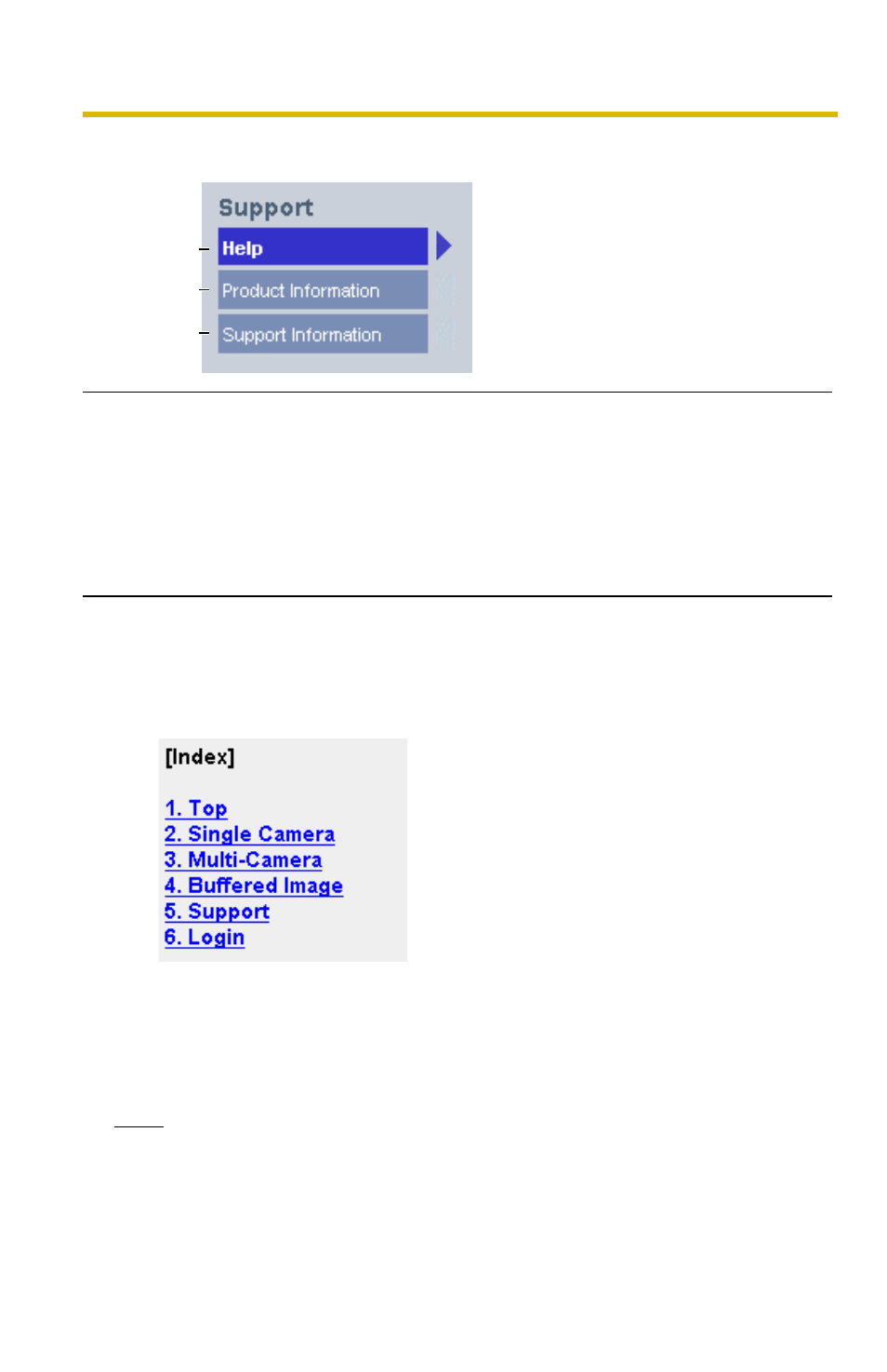 2 seeing product information, E 82), 2 support page | 1 seeing help page | Panasonic BL-C10 User Manual | Page 82 / 110