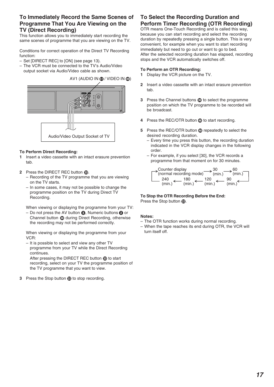 Panasonic NV-FJ625AM User Manual | Page 17 / 32