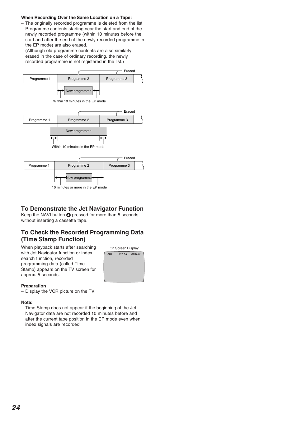 Panasonic NV-FJ625AM User Manual | Page 24 / 32
