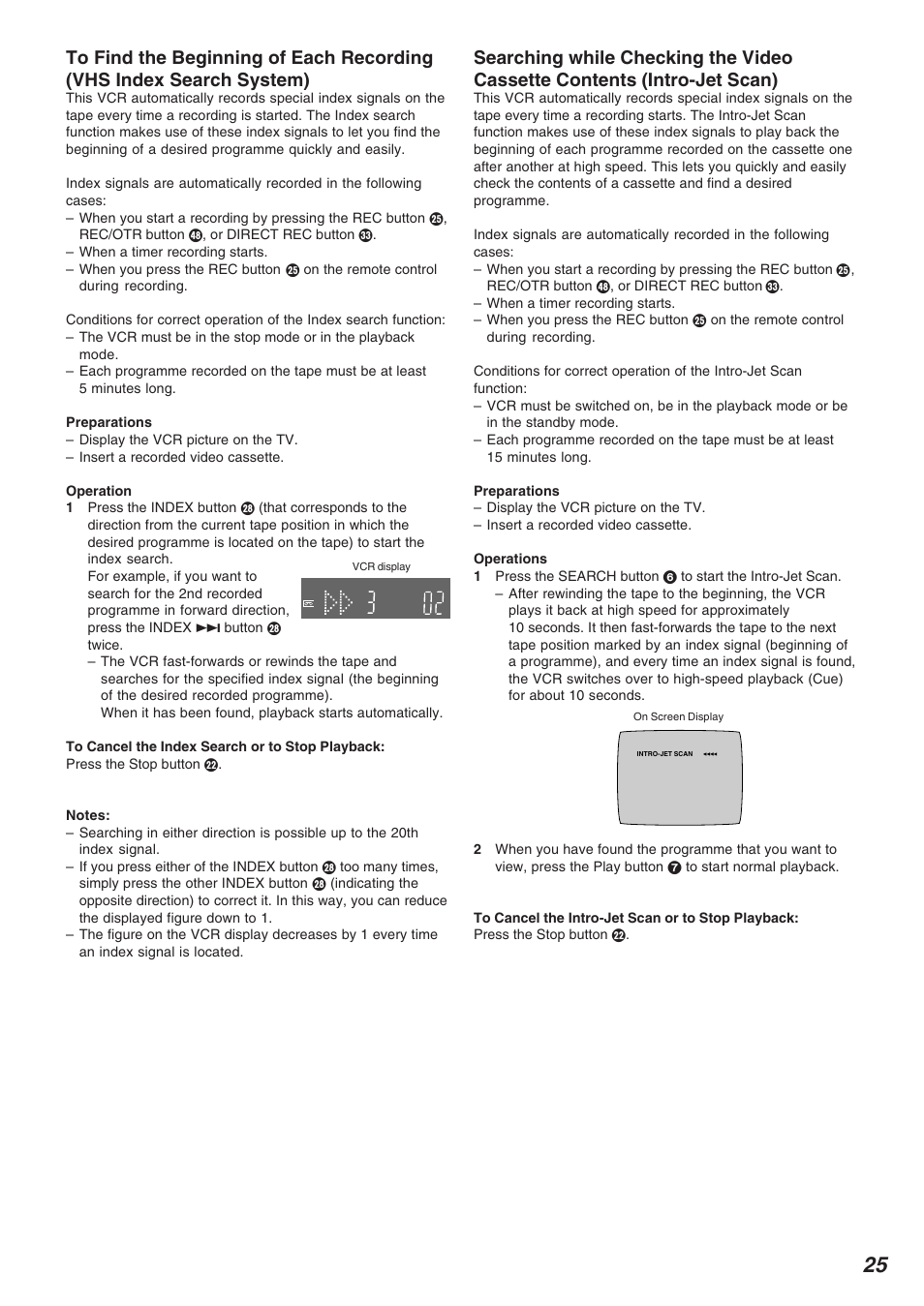 Panasonic NV-FJ625AM User Manual | Page 25 / 32
