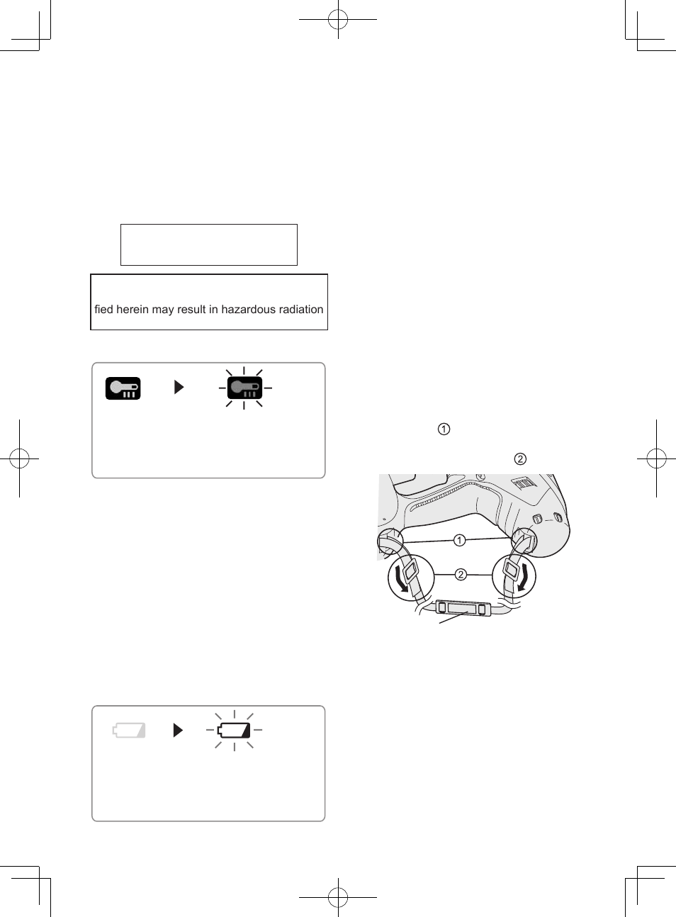 Installing the shoulder strap | Panasonic EY7840 User Manual | Page 10 / 48