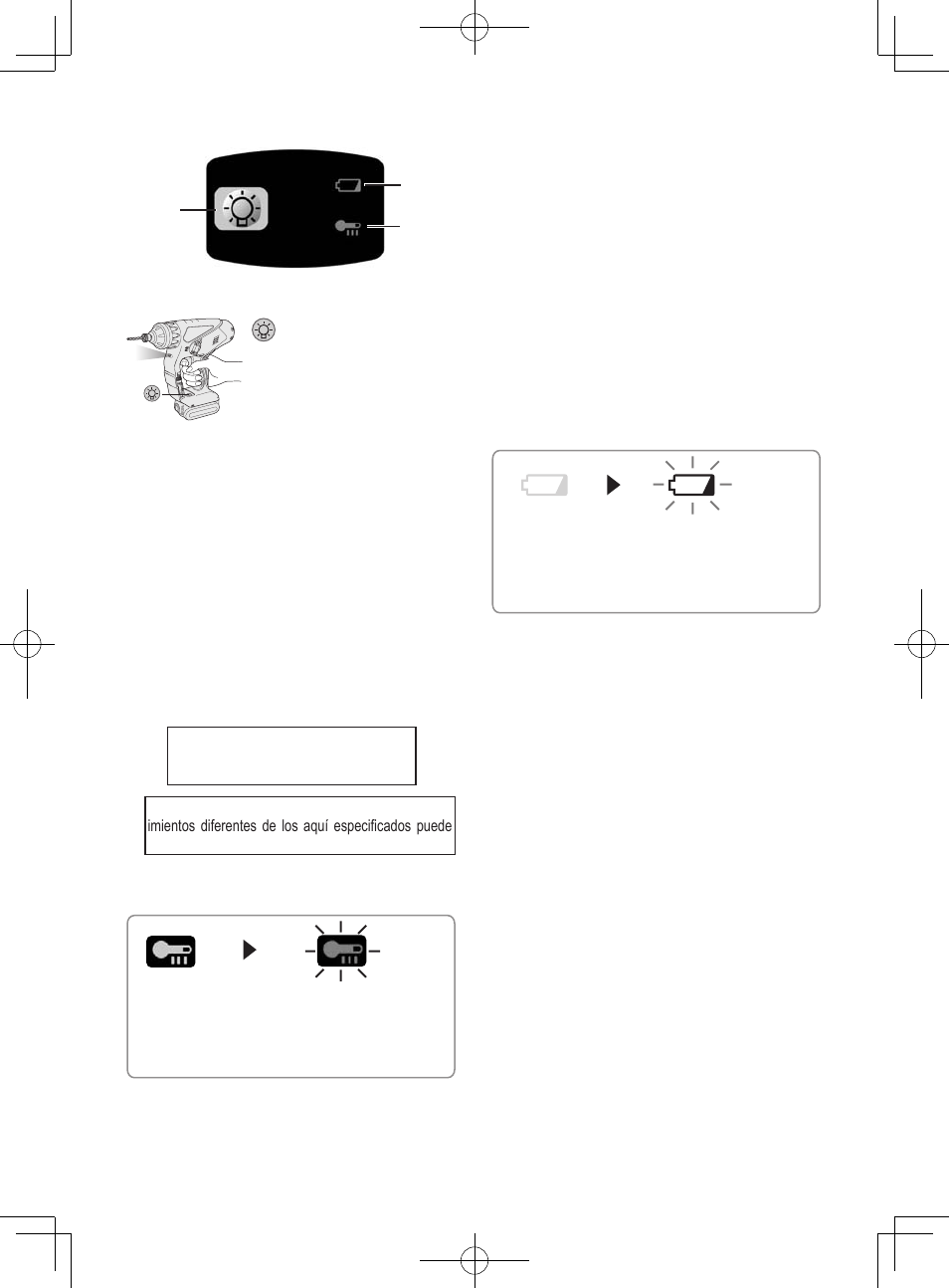 Panel de controle, Instalación de la correa al hombro | Panasonic EY7840 User Manual | Page 39 / 48