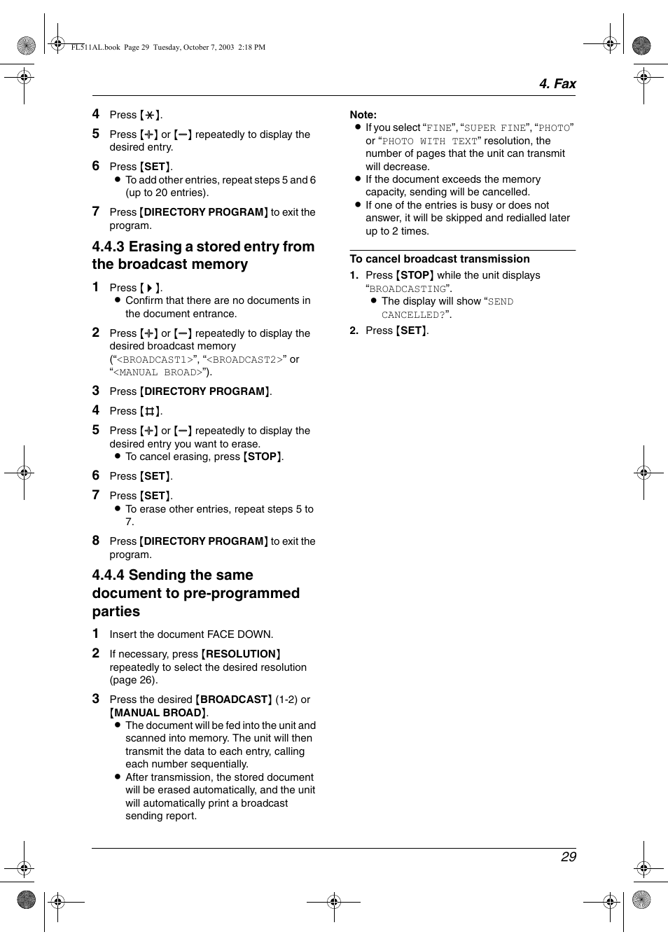 Panasonic KX-FL511AL User Manual | Page 31 / 66