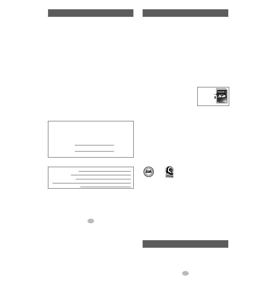 Care and use maintenance, Product service | Panasonic SV-SD80 User Manual | Page 6 / 9